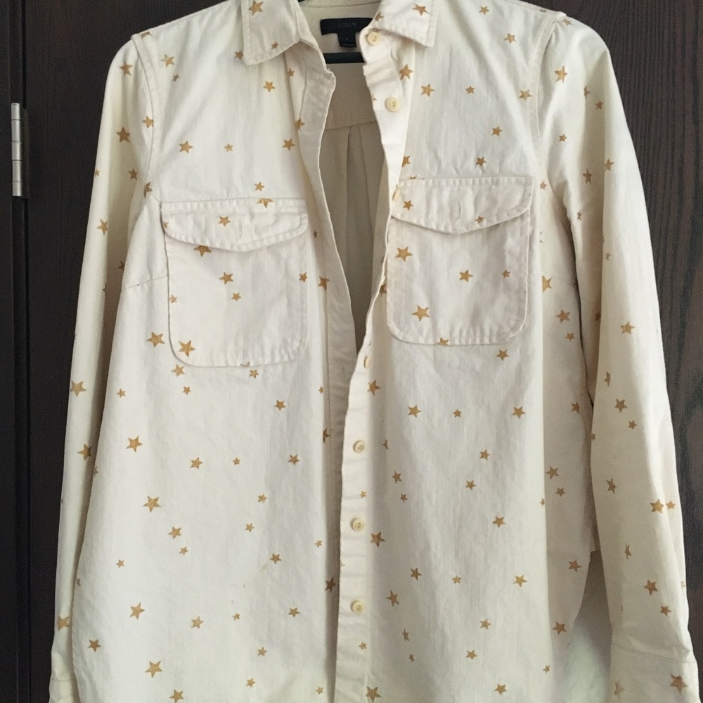 Jcrew oversized button down shirt